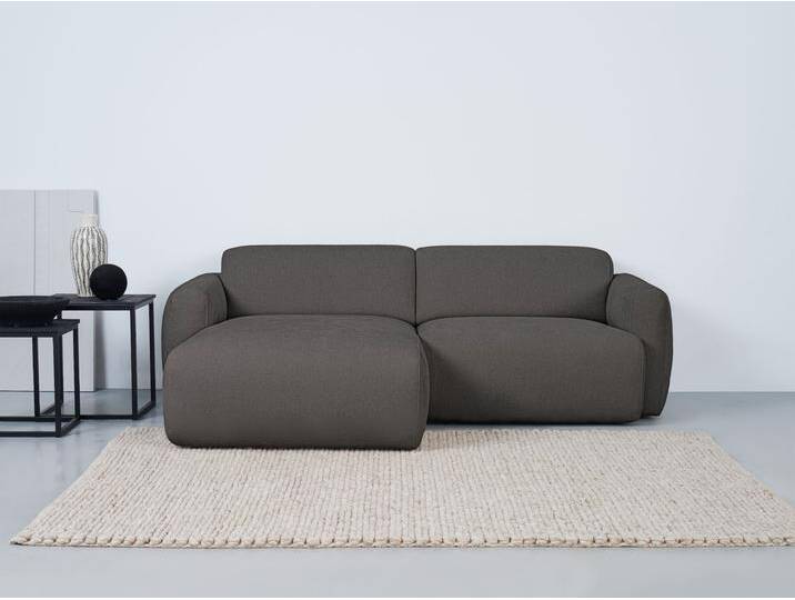 Ecksofa ANDAS Myrland , grau (gray), B:232cm H:72cm T:166cm, 100% PES, Sofas, Breite 232 cm, Chenille, Easy Clean Stoff, mit Kaltschaum von andas
