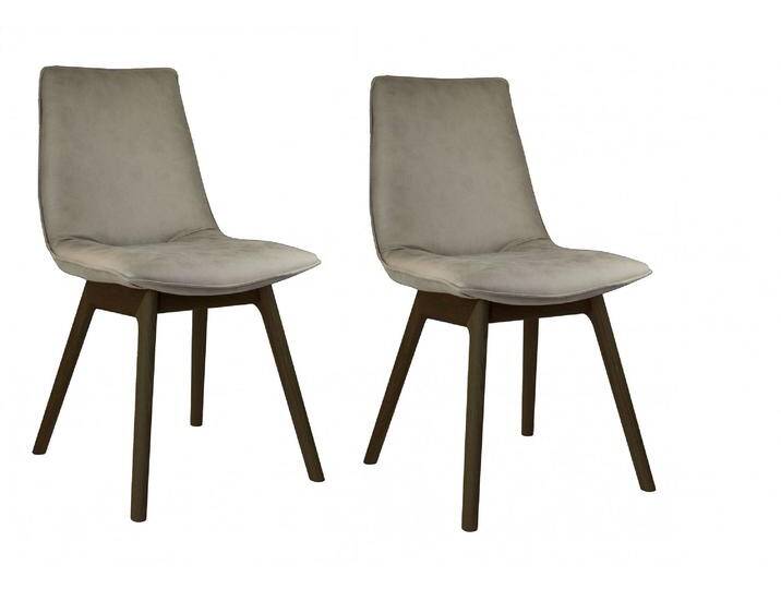 Esszimmerstuhl ANDAS Ramon , grau trelew 9502, buche wenge, B:45cm H:91cm T:57cm, Massivholz, Polyester, Sperrholz, Stühle, mit Massivholzbeinen, verschiedenen Farben und Stoffe von andas