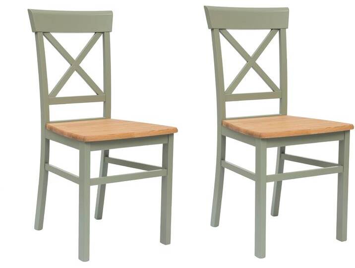 Esszimmerstuhl ANDAS Tatra TOPSELLER , grün (olivgrün), B:40,5cm H:93cm T:50cm, Massivholz, Stühle, Holzstuhl im 2er, 4er oder 6er-Set, Küchenstuhl Landhaus von andas