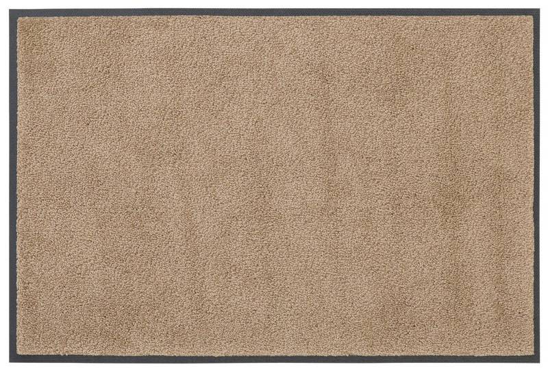 my home Fußmatte Lavea, rechteckig, Höhe: 9 mm, Schmutzfangmatte, Uni-Farben, In- und Outdoor-Teppich, waschbar von my home