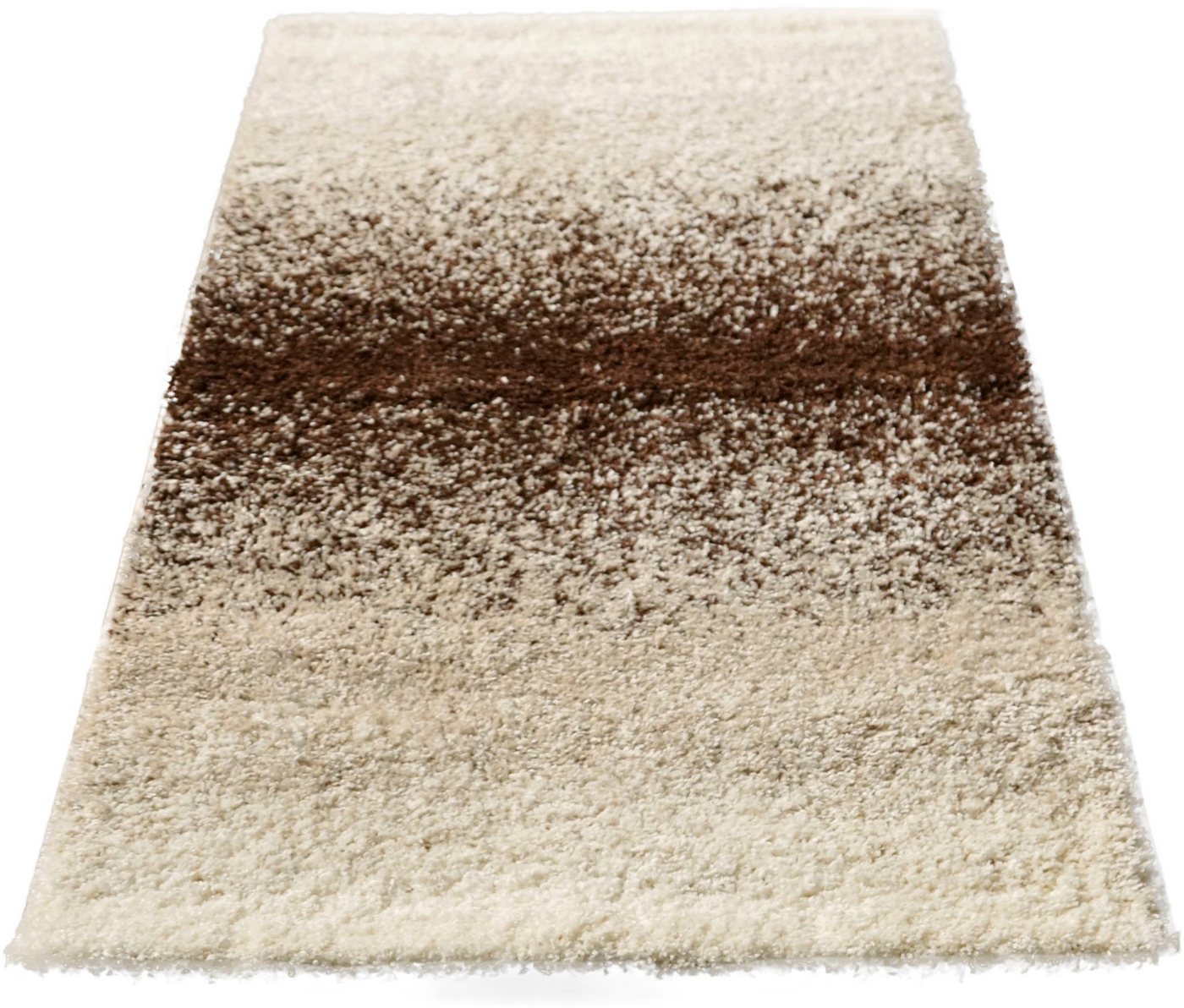 Hochflor-Teppich Gierslev, andas, rechteckig, Höhe: 30 mm, moderner Farbverlauf, weich & kuschelig, Wohnzimmer von andas