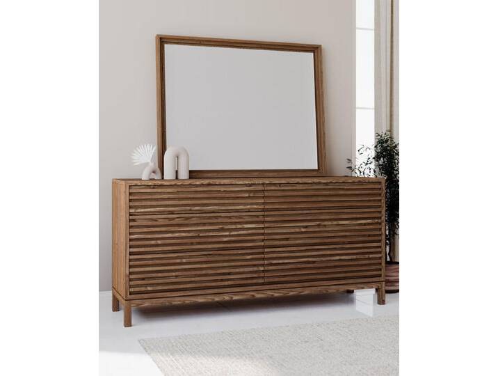 Kommode ANDAS Tanner Kommode aus Eschenholz mit sechs Schubladen , braun, B:173cm H:84cm T:46cm, Massivholz, Sideboards Kommode ANDAS Tanner Kommode aus Eschenholz mit sechs Schubladen , braun, B:173cm H:84cm T:46cm, Massivholz, Sideboards von andas