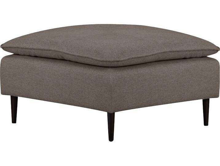 Polsterhocker ANDAS ALVIK , grau (taupe), B:82cm H:48cm T:82cm, 100% Polyester, Hocker, Modul- zum eigenen Zusammenstellen. Passend zur Serie »Alvik« von andas