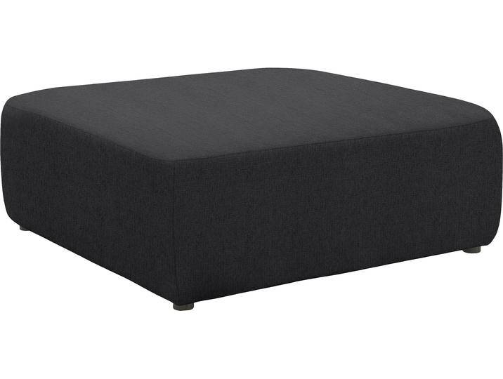 Polsterhocker ANDAS Utvik , grau (anthrazit), B:98cm H:42cm T:98cm, 95% Polyester, 5% Nylon, Hocker, passend zur Polster-Serie UTVIK von andas