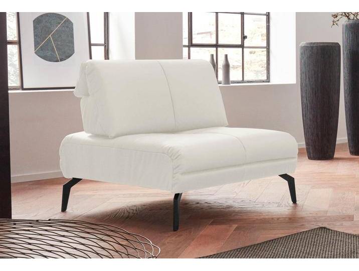 Sessel ANDAS Stenlille , beige (elfenbein), B:80cm H:83cm T:107cm, Struktur weich (100% Polyester), Struktur grob (100% Polyester), 100% NaturLEDER, Sessel, Einzelsessel, mit Sitztiefenverstellung und Kopfteilverstellung von andas
