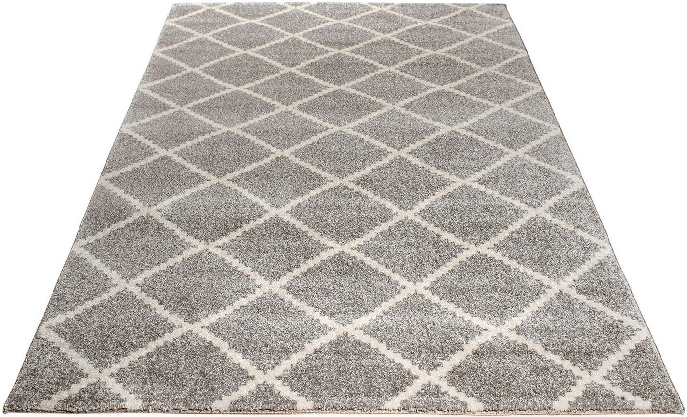 Teppich Arvid, andas, rechteckig, Höhe: 14 mm, modernes Design, flacher Teppich,Kurzflor, Weich, Pflegeleicht von andas