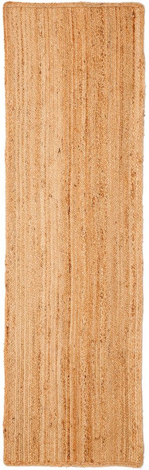 Teppich Bjarka, andas, rechteckig, Höhe: 10 mm, meliert, 100% Jute, handgewebt, auch als Läufer & in rund erhältlich von andas
