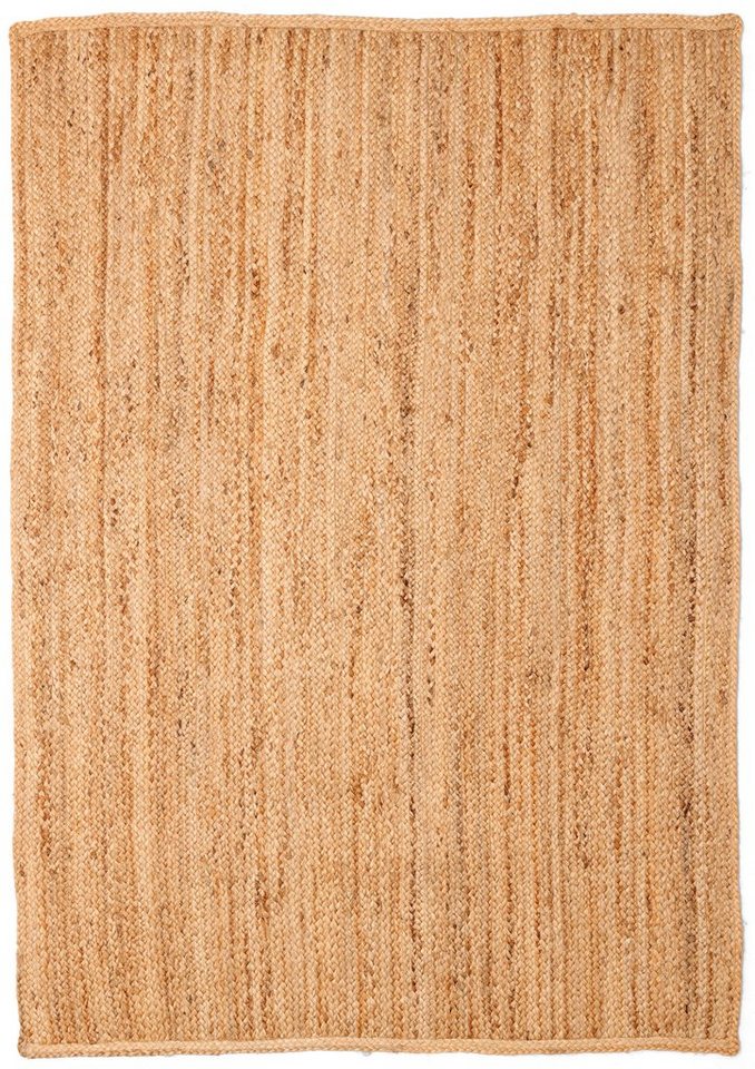 Teppich Bjarka, andas, rechteckig, Höhe: 10 mm, meliert, 100% Jute, handgewebt, auch als Läufer & in rund erhältlich von andas