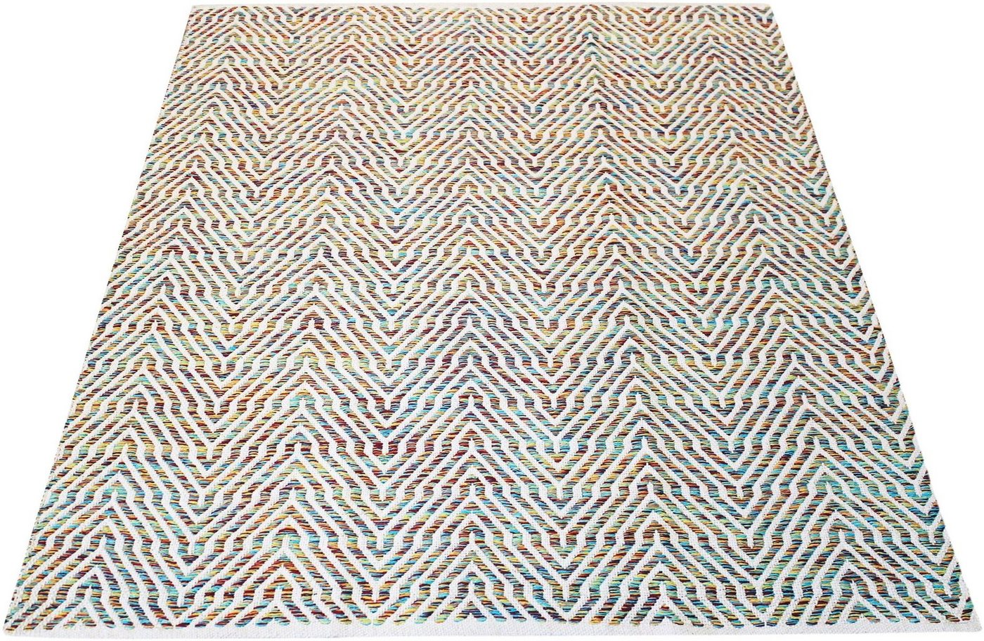 Teppich Hanno, andas, rechteckig, Höhe: 7 mm, flacher Teppich, Kurzflor, Weich, Pflegeleicht, Elegant von andas