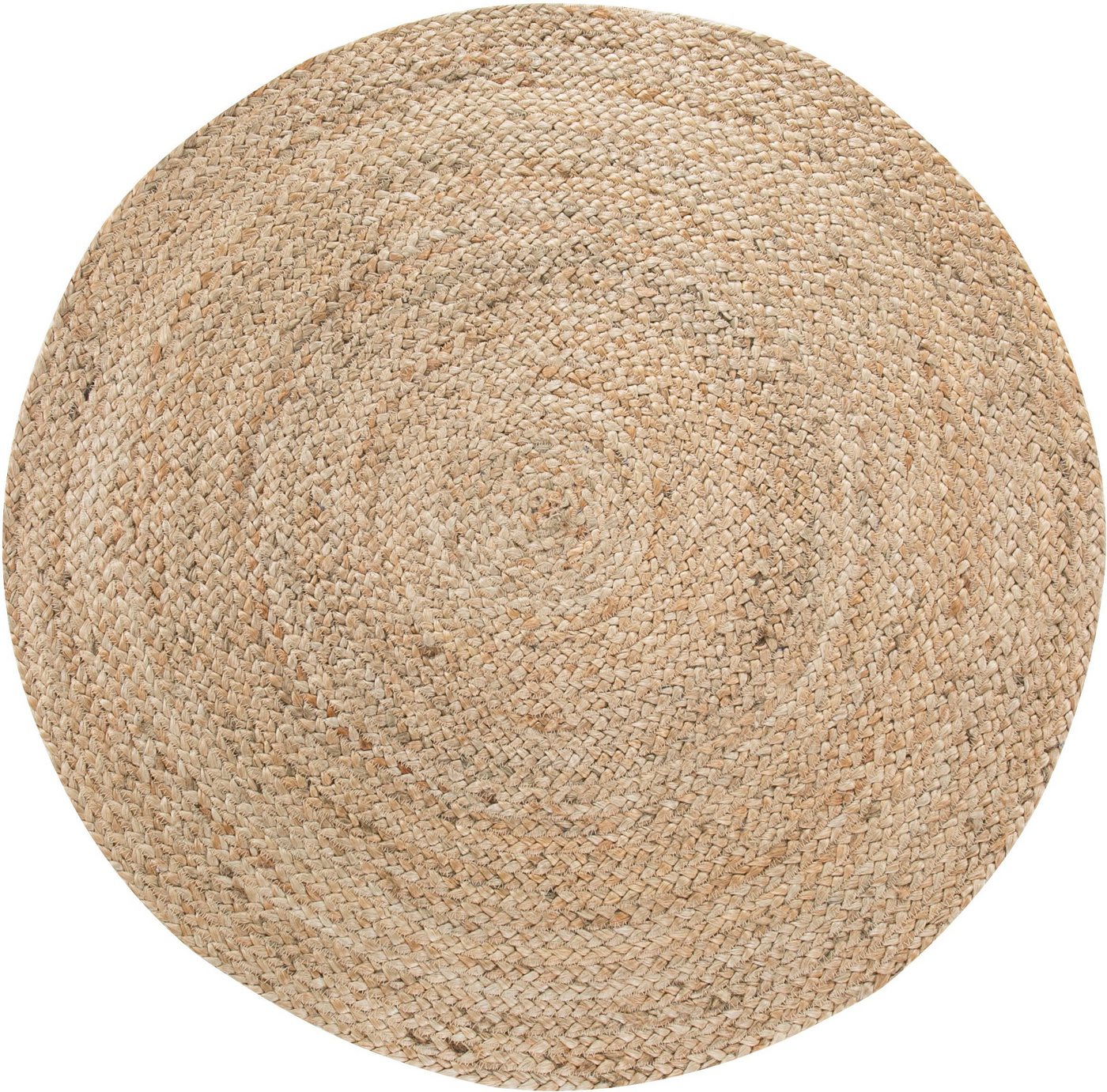 my home Teppich Mataro, rund, Höhe: 4 mm, Wendeteppich, Flachgewebe, Obermaterial: 100% Jute von my home