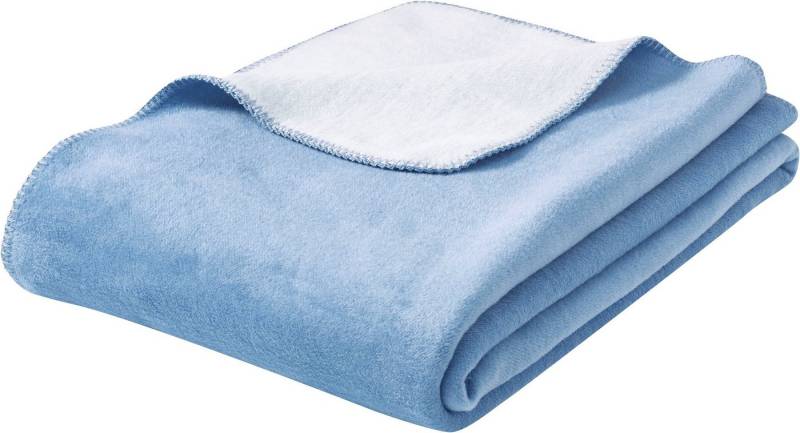 Wohndecke Greta, andas, in Wendeoptik mit geketteltem Zierstich, Kuscheldecke von andas
