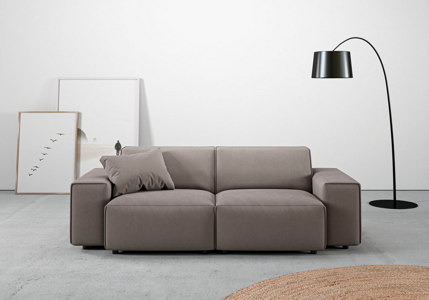 andas 2,5-Sitzer Glimminge auch in Breitcord, Feincord + Easy care-Bezug, besondere Kedernähte, Zierkissen andas 2,5-Sitzer Glimminge auch in Breitcord, Feincord + Easy care-Bezug, besondere Kedernähte, Zierkissen von andas