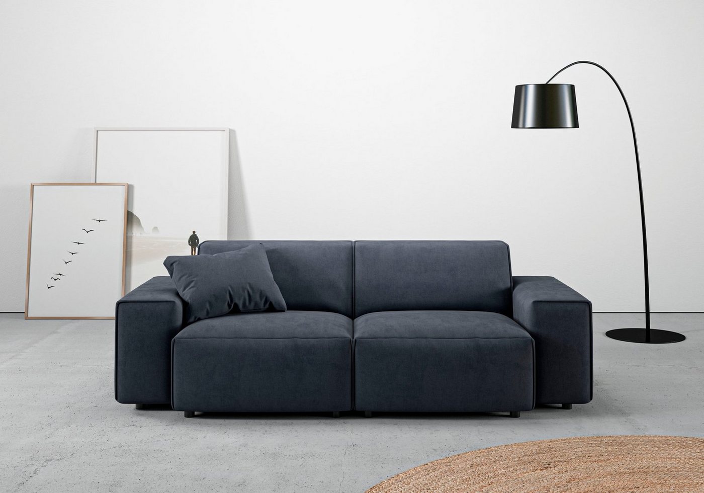 andas 2,5-Sitzer Glimminge auch in Breitcord, Feincord + Easy care-Bezug, besondere Kedernähte, Zierkissen andas 2,5-Sitzer Glimminge auch in Breitcord, Feincord + Easy care-Bezug, besondere Kedernähte, Zierkissen von andas