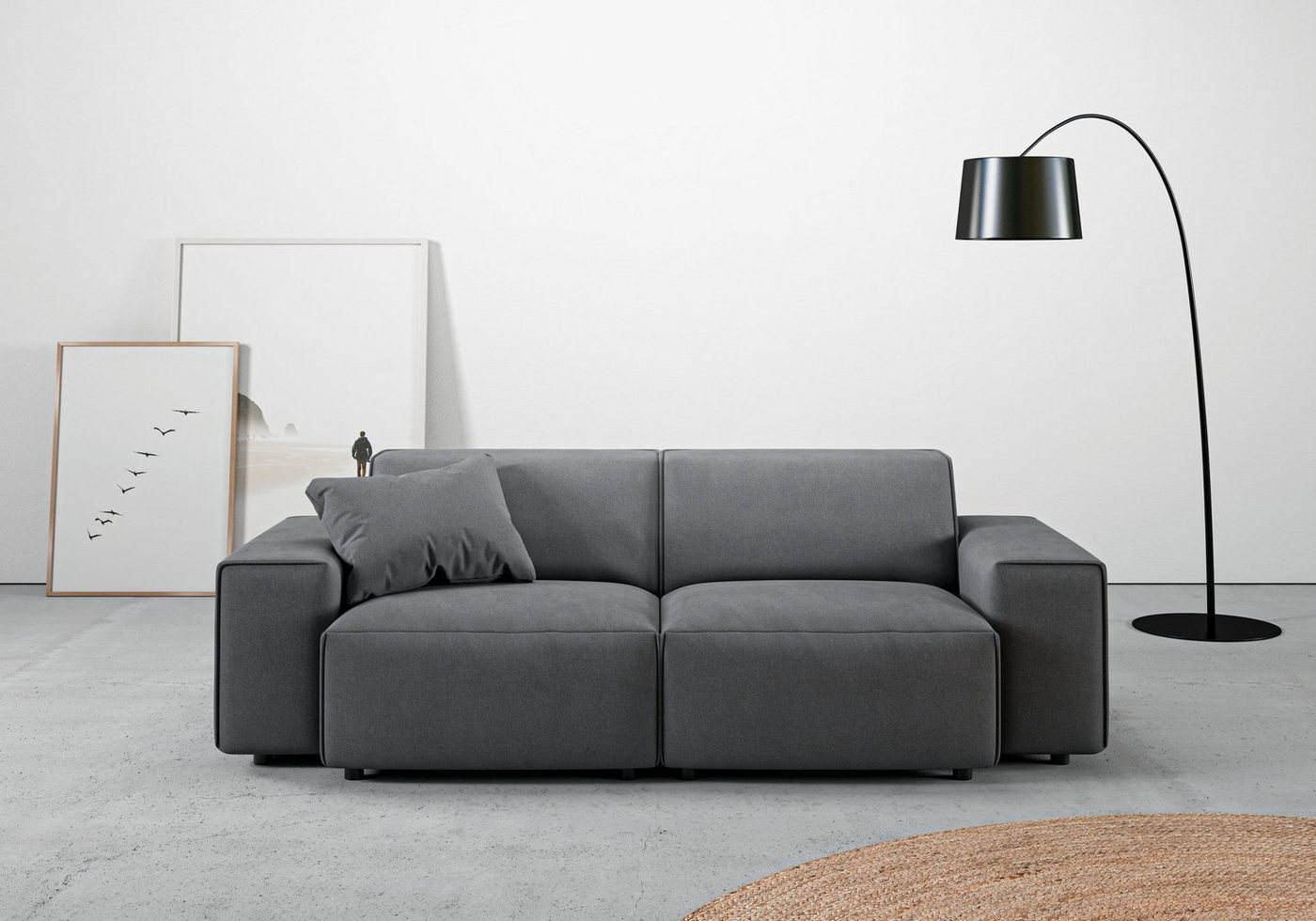 andas 2,5-Sitzer Glimminge auch in Breitcord, Feincord + Easy care-Bezug, besondere Kedernähte, Zierkissen andas 2,5-Sitzer Glimminge auch in Breitcord, Feincord + Easy care-Bezug, besondere Kedernähte, Zierkissen von andas