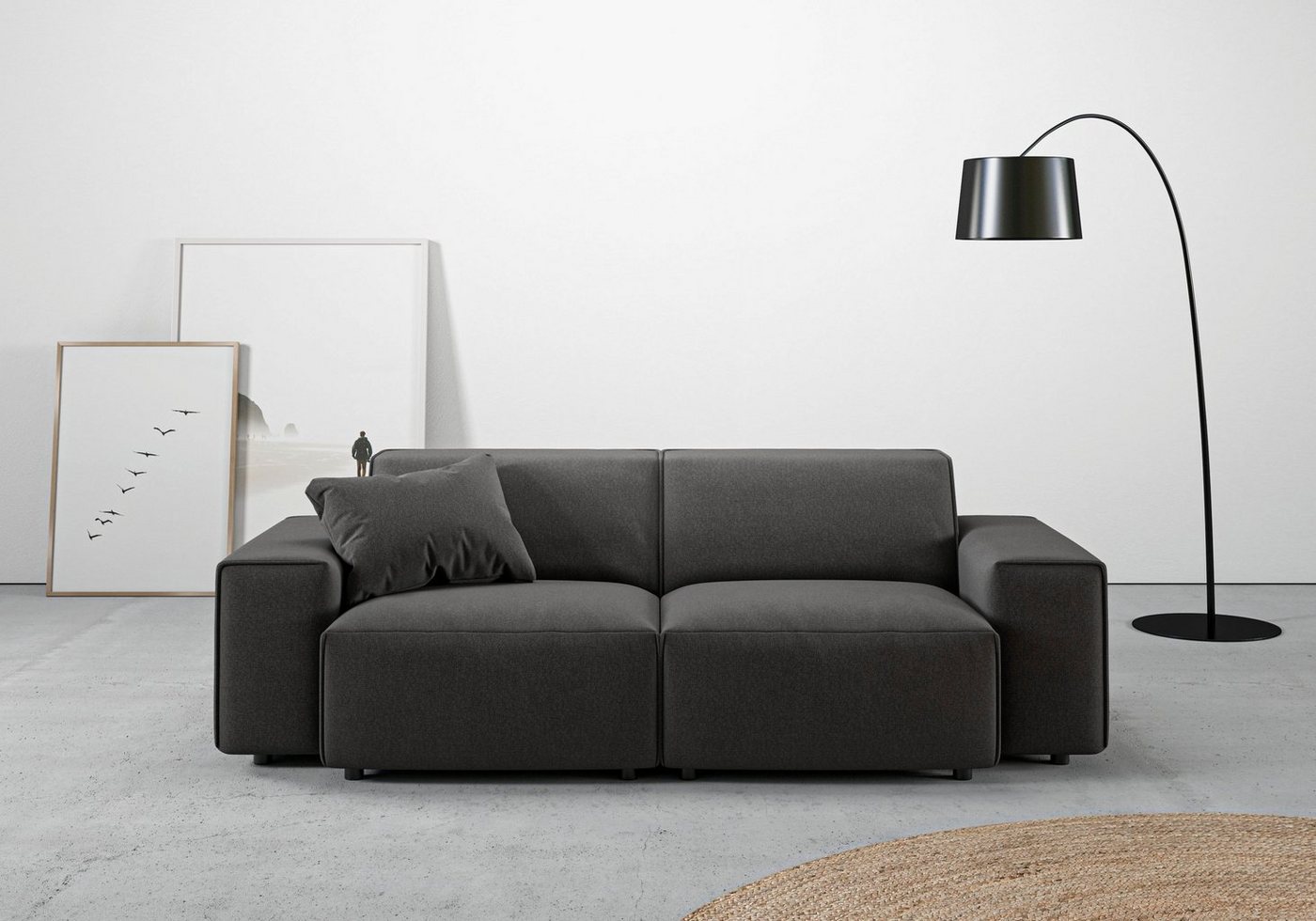 andas 2,5-Sitzer Glimminge auch in Breitcord, Feincord + Easy care-Bezug, besondere Kedernähte, Zierkissen andas 2,5-Sitzer Glimminge auch in Breitcord, Feincord + Easy care-Bezug, besondere Kedernähte, Zierkissen von andas
