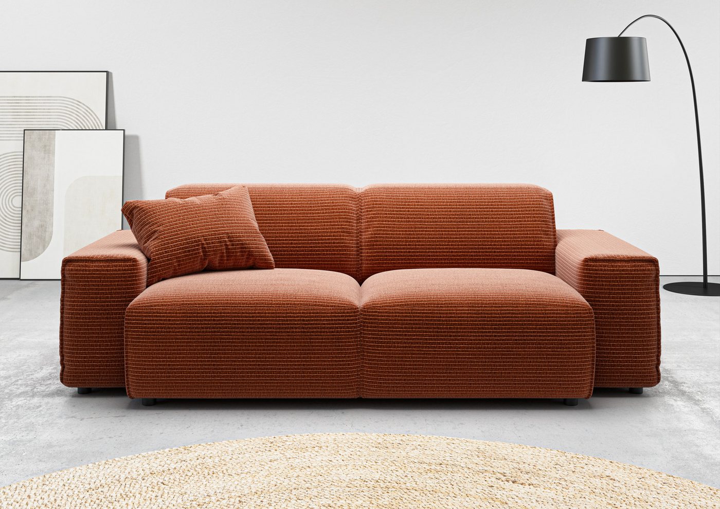 andas 2,5-Sitzer Glimminge auch in Breitcord, Feincord + Easy care-Bezug, besondere Kedernähte, Zierkissen andas 2,5-Sitzer Glimminge auch in Breitcord, Feincord + Easy care-Bezug, besondere Kedernähte, Zierkissen von andas