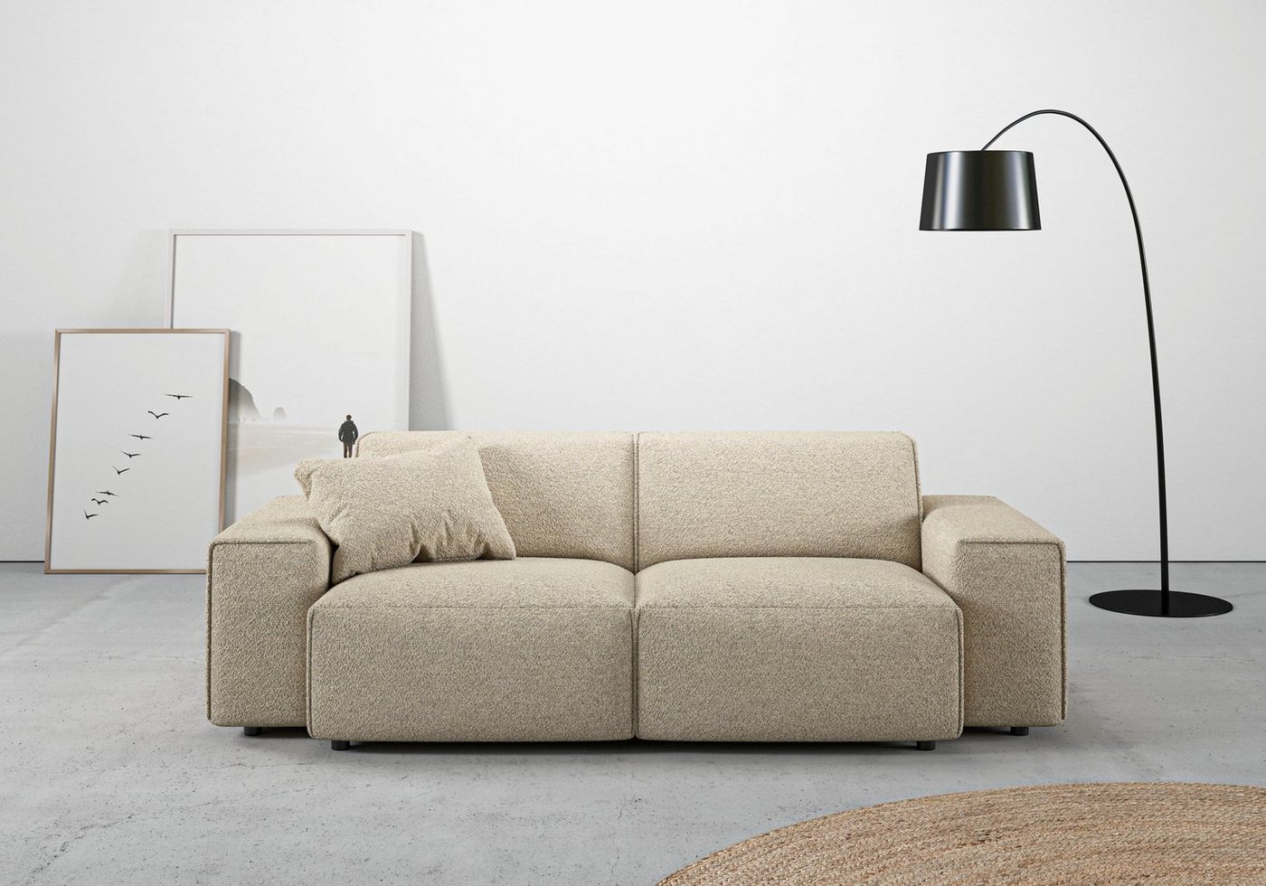 andas 2,5-Sitzer Glimminge auch in Breitcord, Feincord + Easy care-Bezug, besondere Kedernähte, Zierkissen andas 2,5-Sitzer Glimminge auch in Breitcord, Feincord + Easy care-Bezug, besondere Kedernähte, Zierkissen von andas