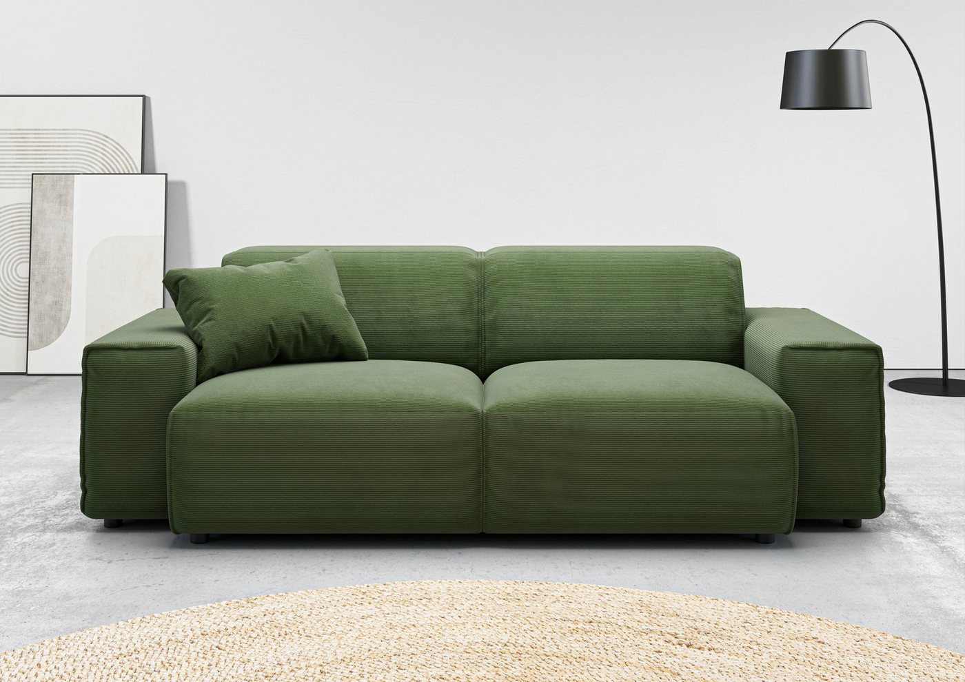 andas 2,5-Sitzer Glimminge auch in Breitcord, Feincord + Easy care-Bezug, besondere Kedernähte, Zierkissen andas 2,5-Sitzer Glimminge auch in Breitcord, Feincord + Easy care-Bezug, besondere Kedernähte, Zierkissen von andas