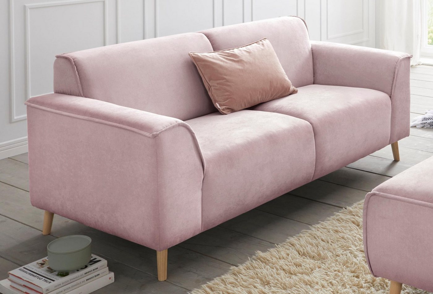 andas 2,5-Sitzer Janek Scandic Design, elegant und zeitlos, mit Federkern und Keder in scandinavischem Design andas 2,5-Sitzer Janek Scandic Design, elegant und zeitlos, mit Federkern und Keder in scandinavischem Design von andas
