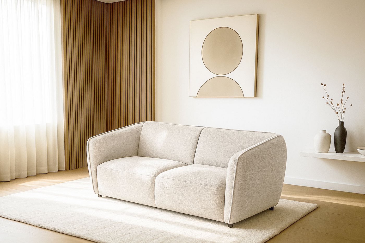 andas 2,5-Sitzer Ostrup, schlichtes modernes Design, in verschiedenen Farben andas 2,5-Sitzer Ostrup, schlichtes modernes Design, in verschiedenen Farben von andas