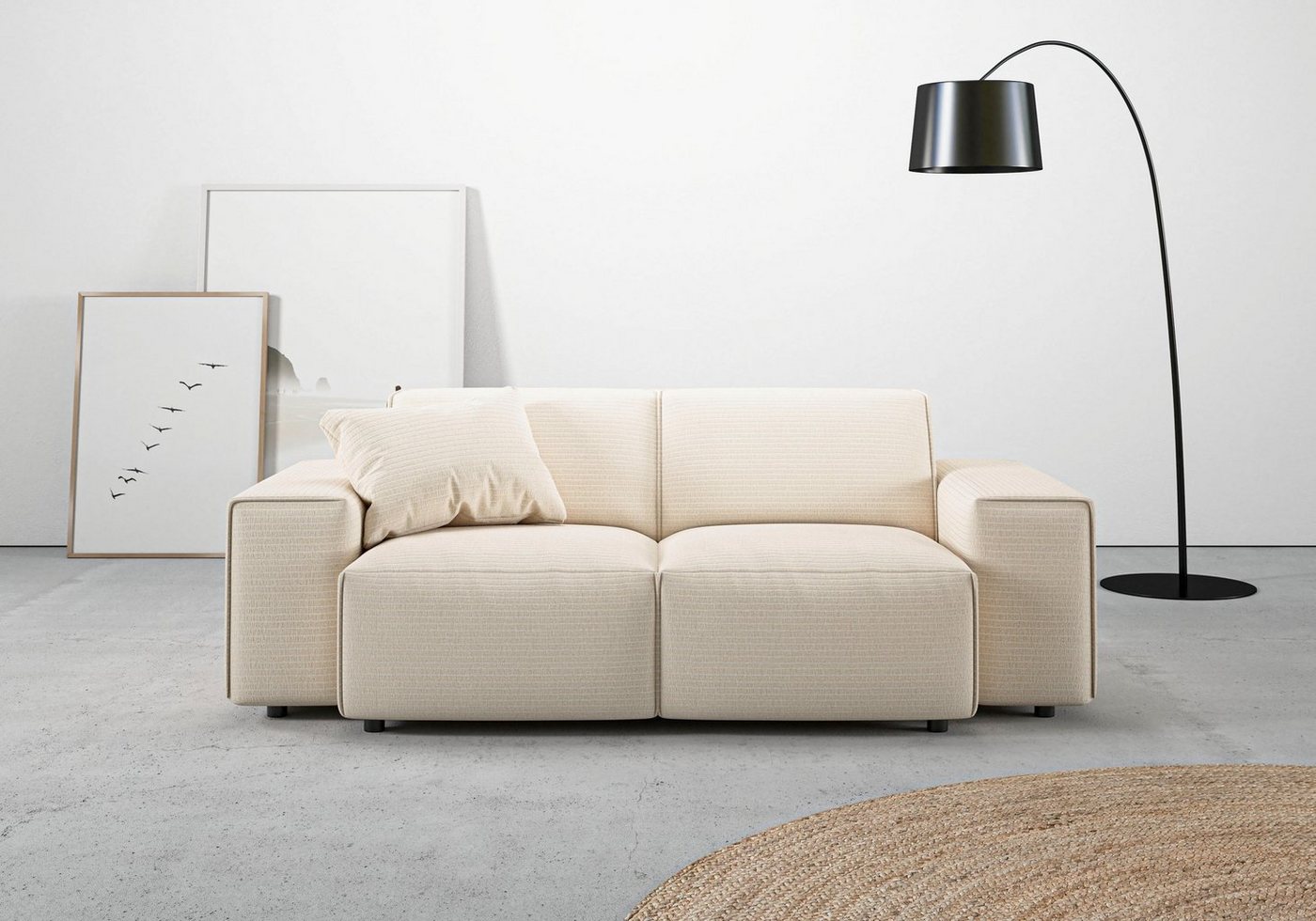 andas 2-Sitzer Glimminge auch in Breitcord + Feincord + Easy care-Bezug, besondere Kedernähte, Zierkissen andas 2-Sitzer Glimminge auch in Breitcord + Feincord + Easy care-Bezug, besondere Kedernähte, Zierkissen von andas