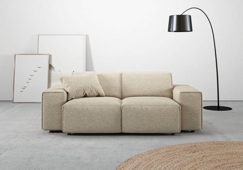 andas 2-Sitzer Glimminge auch in Breitcord + Feincord + Easy care-Bezug, besondere Kedernähte, Zierkissen von andas