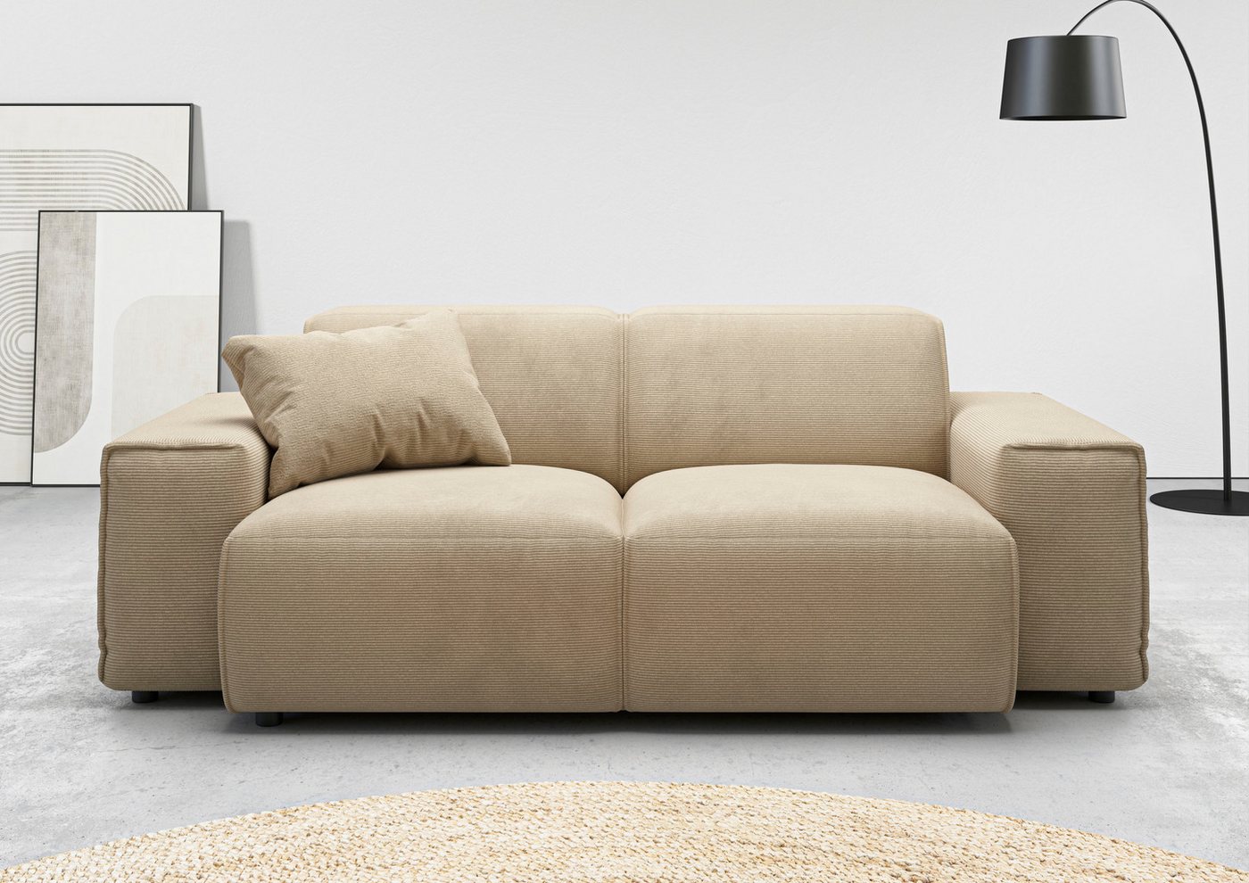 andas 2-Sitzer Glimminge auch in Breitcord + Feincord + Easy care-Bezug, besondere Kedernähte, Zierkissen andas 2-Sitzer Glimminge auch in Breitcord + Feincord + Easy care-Bezug, besondere Kedernähte, Zierkissen von andas