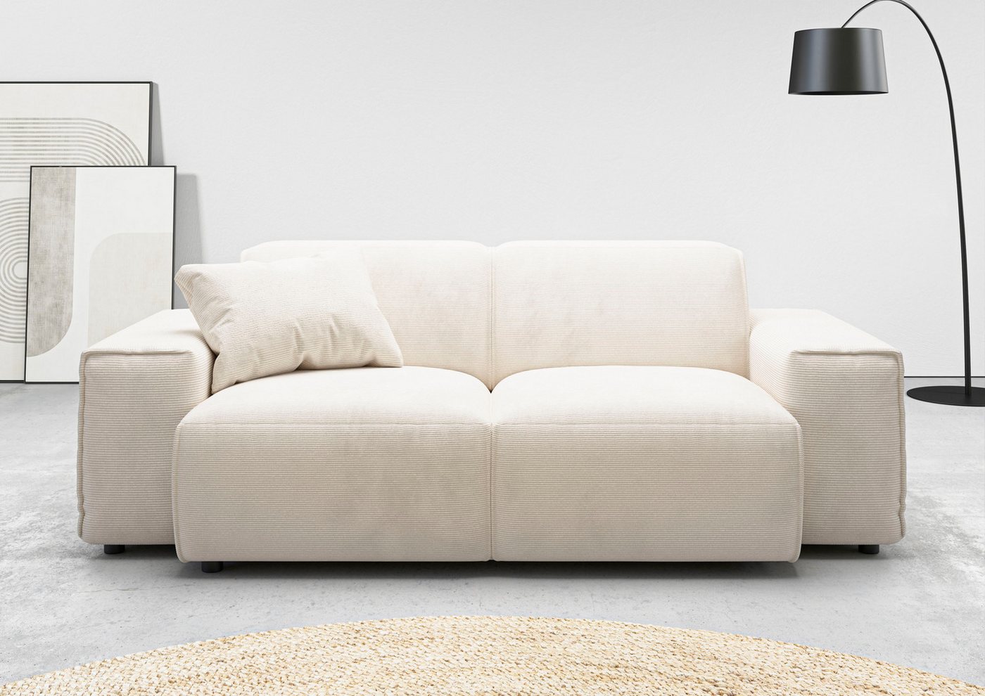 andas 2-Sitzer Glimminge auch in Breitcord + Feincord + Easy care-Bezug, besondere Kedernähte, Zierkissen andas 2-Sitzer Glimminge auch in Breitcord + Feincord + Easy care-Bezug, besondere Kedernähte, Zierkissen von andas