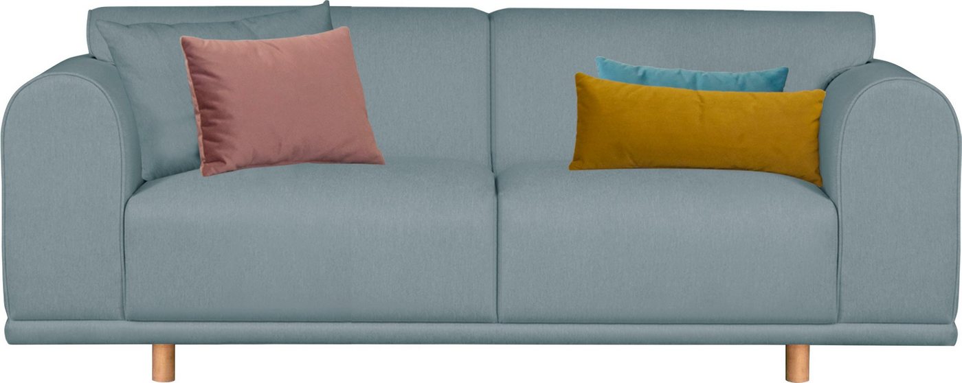 andas 2-Sitzer Maroon, in skandinavischem Design, mit losen Kissen andas 2-Sitzer Maroon, in skandinavischem Design, mit losen Kissen von andas