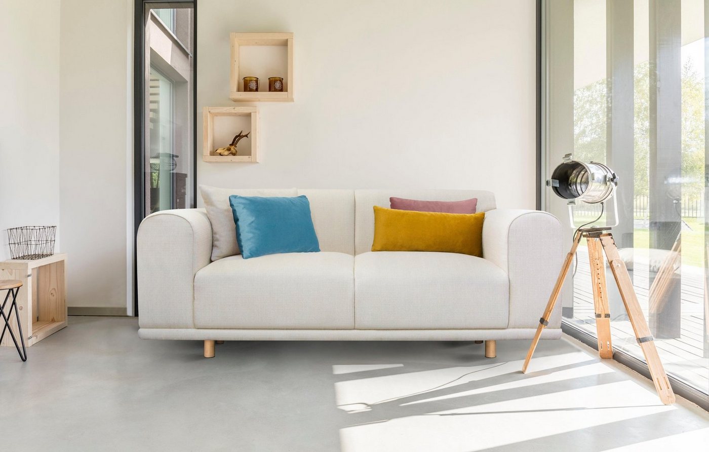 OTTO home 2-Sitzer Maroon, in skandinavischem Design, mit losen Kissen OTTO home 2-Sitzer Maroon, in skandinavischem Design, mit losen Kissen von OTTO home