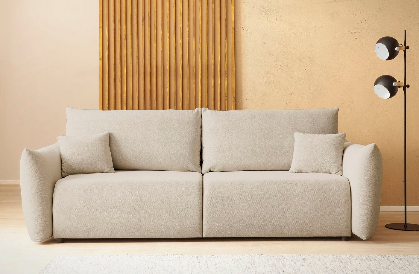 INOSIGN 3-Sitzer MAVAS Schlafsofa mit Bettkasten, ca.240/108cm (Liegefläche 212/145 cm), Cord, Chenille, Struktur INOSIGN 3-Sitzer MAVAS Schlafsofa mit Bettkasten, ca.240/108cm (Liegefläche 212/145 cm), Cord, Chenille, Struktur von INOSIGN