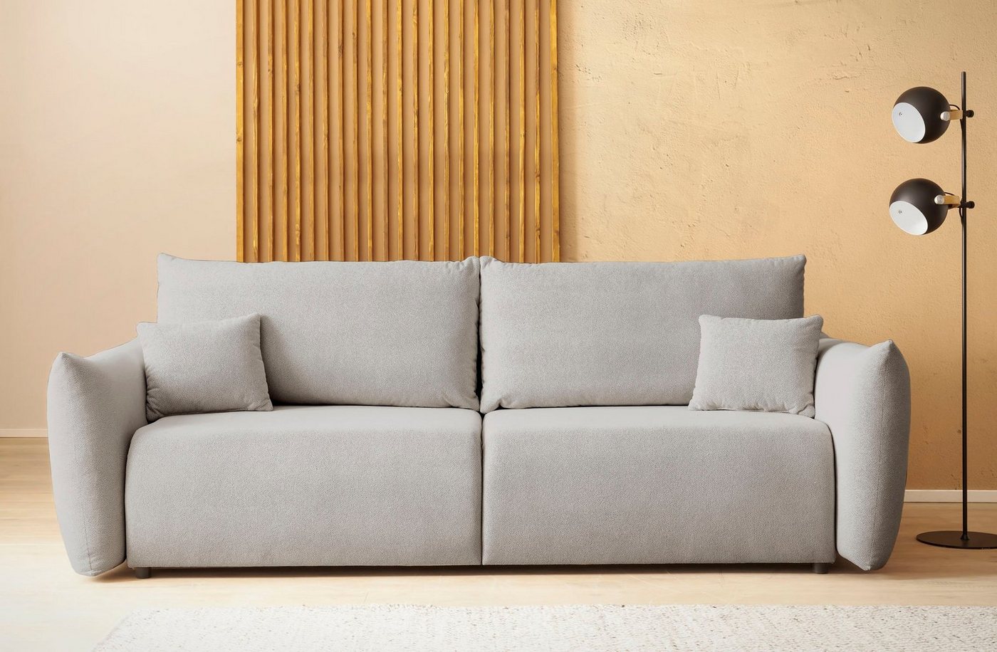 INOSIGN 3-Sitzer MAVAS Schlafsofa mit Bettkasten, ca.240/108cm (Liegefläche 212/145 cm), Cord, Chenille, Struktur INOSIGN 3-Sitzer MAVAS Schlafsofa mit Bettkasten, ca.240/108cm (Liegefläche 212/145 cm), Cord, Chenille, Struktur von INOSIGN