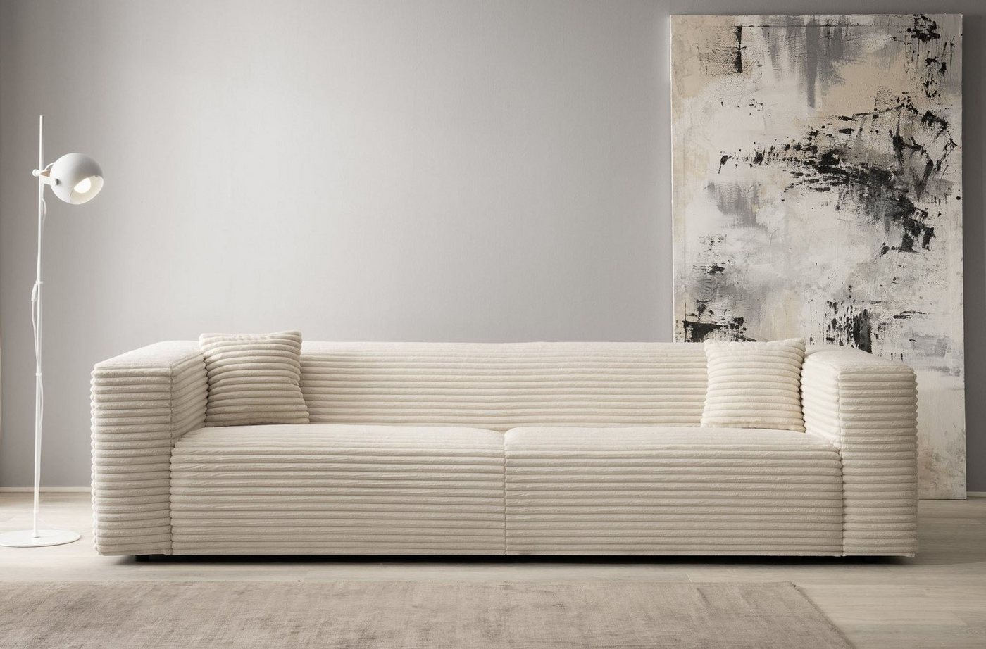 andas 3-Sitzer BAKELS, Couch in Cord oder Boucle-Stoff, Sofa im modernen Design, bequemer Sitzkomfort,in 2 Stoffen und 8 Farben lieferbar andas 3-Sitzer BAKELS, Couch in Cord oder Boucle-Stoff, Sofa im modernen Design, bequemer Sitzkomfort,in 2 Stoffen und 8 Farben lieferbar von andas