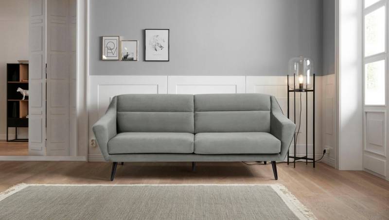 OTTO home 3-Sitzer Bille, mit Naht im Rückenkissen und Eiche-Beinen, Design by Morten Georgsen von OTTO home