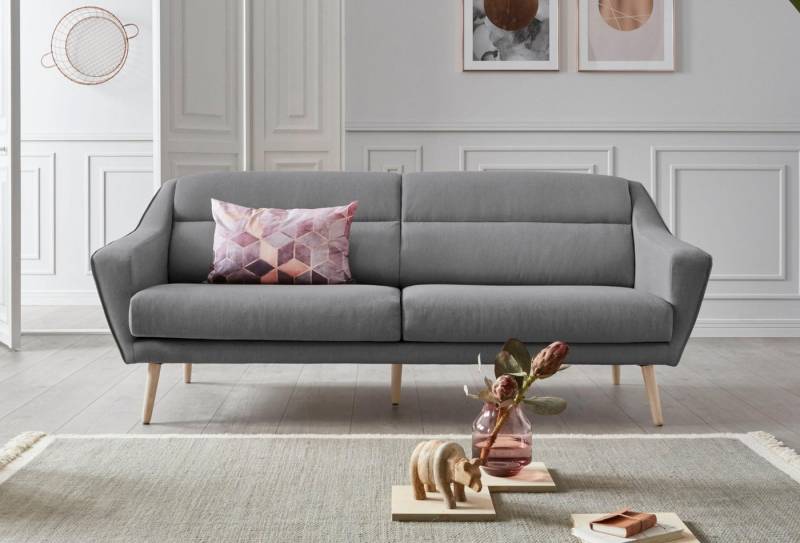 OTTO home 3-Sitzer Bille, mit Naht im Rückenkissen und Eiche-Beinen, Design by Morten Georgsen von OTTO home