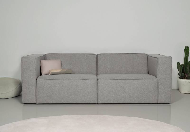 andas 3-Sitzer Dalby, extra tiefe Sitzfläche, mit Kedernaht, angenehmer Sitzkomfort andas 3-Sitzer Dalby, extra tiefe Sitzfläche, mit Kedernaht, angenehmer Sitzkomfort von andas