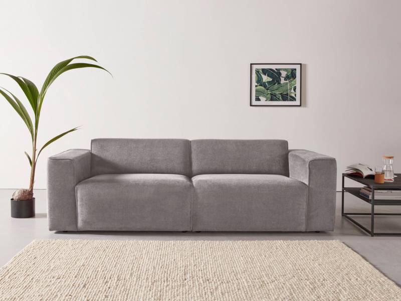 andas 3-Sitzer Noord mit Kedernaht, Breite 232 cm, Cord, Struktur, Webstoff, mit Wellenunterfederung, Massivholzrahmen andas 3-Sitzer Noord mit Kedernaht, Breite 232 cm, Cord, Struktur, Webstoff, mit Wellenunterfederung, Massivholzrahmen von andas