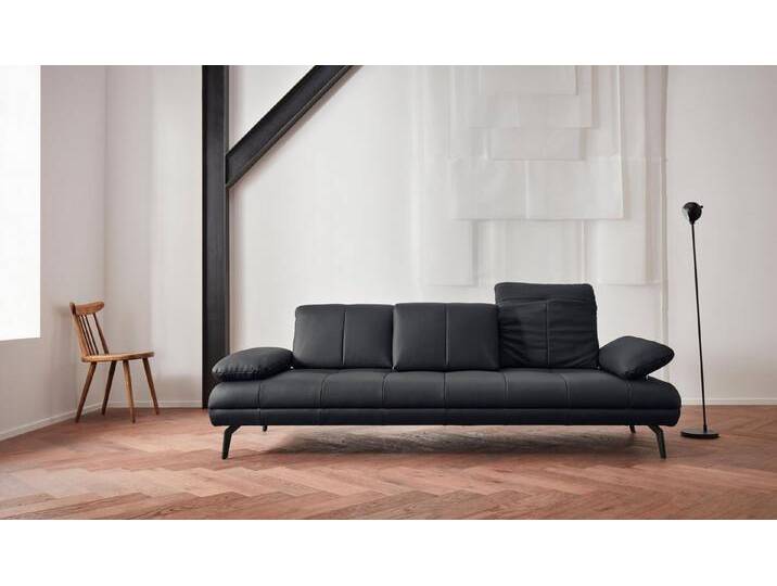 andas 3-Sitzer Stenlille Multifunktionssofa, bequem, incl. Sitztiefen-, Kopfteil- und Armteilverstellung, schwarz von andas