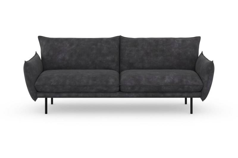 andas 3-Sitzer Stine, Besonderes Design durch Kissenoptik und Keder, by Morten Georgsen von andas