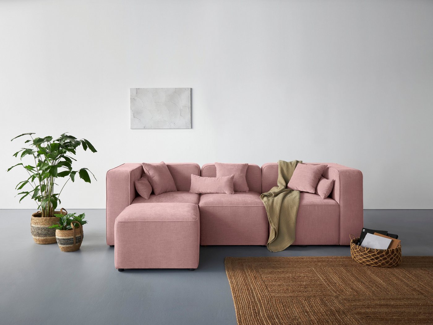 andas 3-Sitzer Sundstrup L-Form, Modulserie, individuelle Zusammenstellung andas 3-Sitzer Sundstrup L-Form, Modulserie, individuelle Zusammenstellung von andas