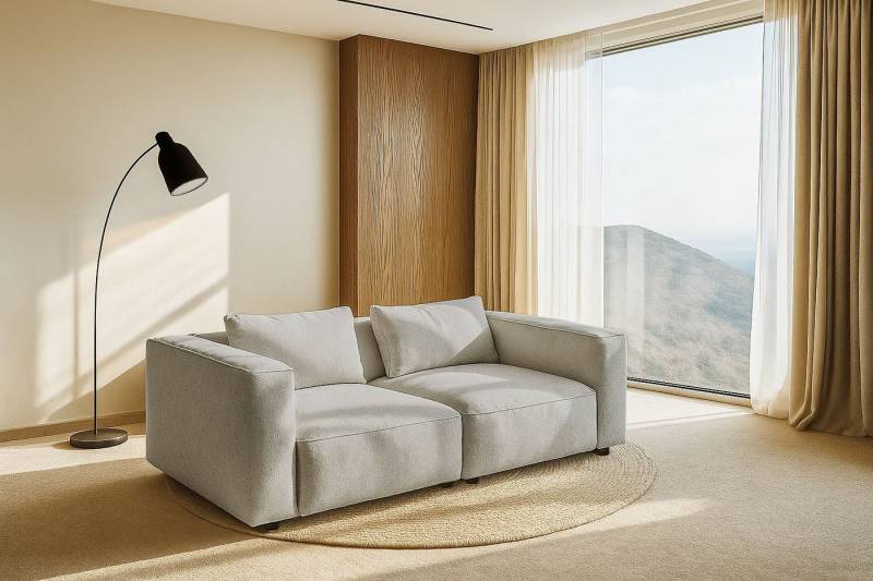 andas 3-Sitzer Tvinnet, Breite 228 cm, extra tiefe Sitzfläche, kubisches Sitzvergnügen andas 3-Sitzer Tvinnet, Breite 228 cm, extra tiefe Sitzfläche, kubisches Sitzvergnügen von andas