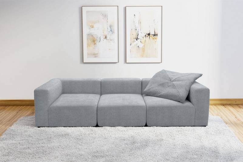 andas 3-Sitzer Utvik bestehend aus 2 Eck- und 1 Mittelelement, einzelne Module für individuelle Zusammenstellung andas 3-Sitzer Utvik bestehend aus 2 Eck- und 1 Mittelelement, einzelne Module für individuelle Zusammenstellung von andas