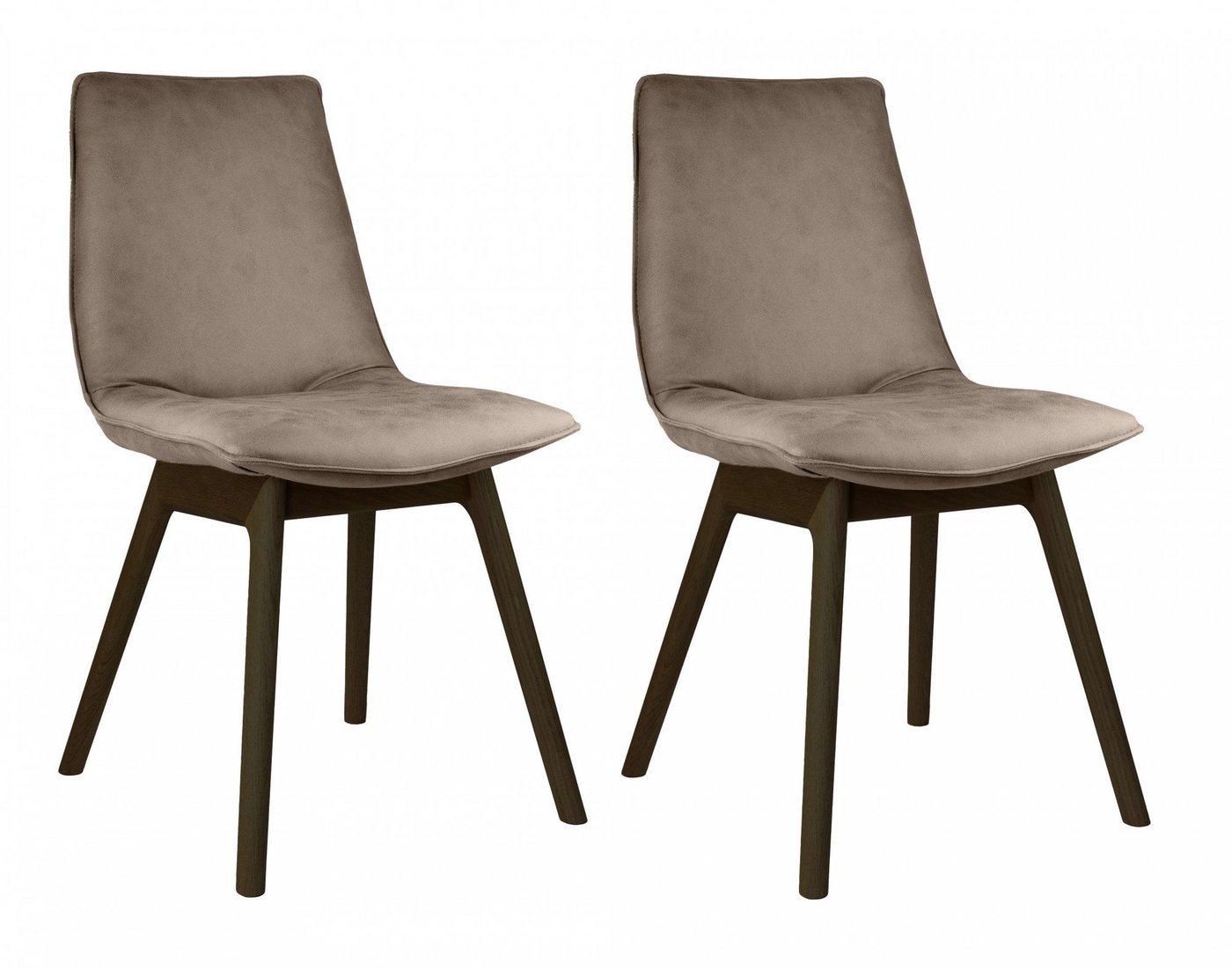 andas Esszimmerstuhl Ramon (Set, 2 St), mit Massivholzbeinen, verschiedenen Farben und Stoffe von andas