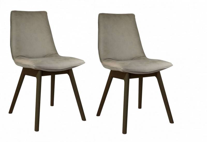 andas Esszimmerstuhl Ramon (Set, 2 St), mit Massivholzbeinen, verschiedenen Farben und Stoffe von andas