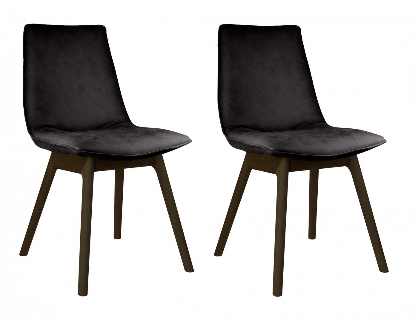 andas Esszimmerstuhl Ramon (Set, 2 St), mit Massivholzbeinen, verschiedenen Farben und Stoffe von andas