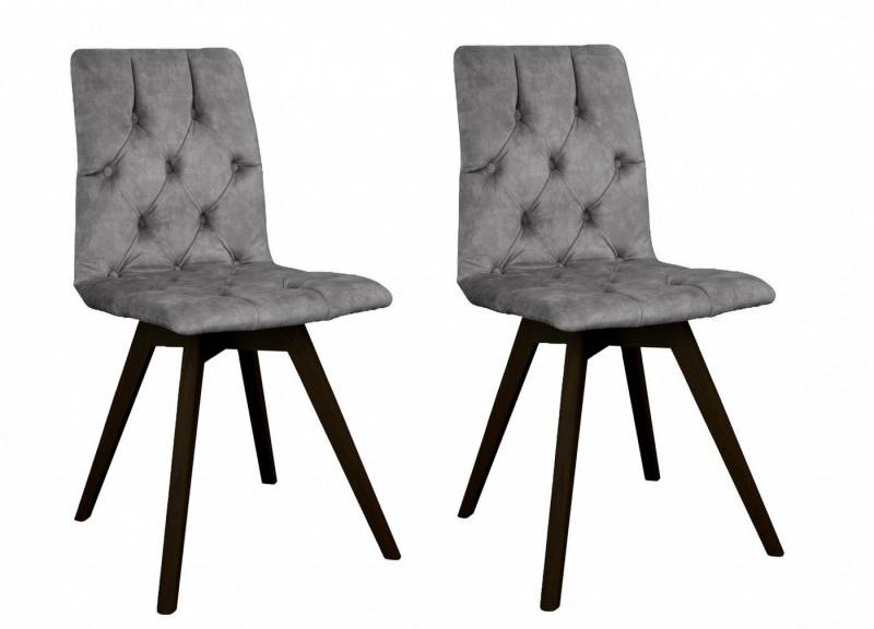 andas Esszimmerstuhl Rania (Set, 2 St), mit Massivholzbeinen von andas