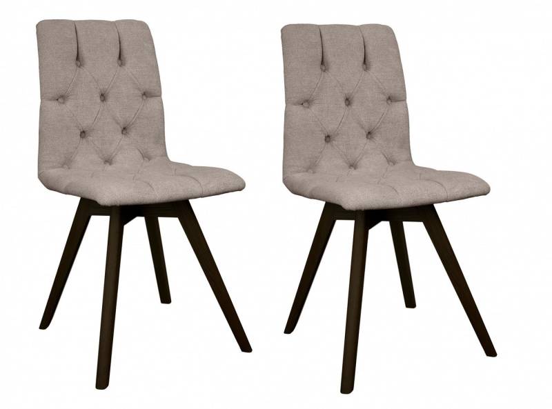 andas Esszimmerstuhl Rania (Set, 2 St), mit Massivholzbeinen von andas