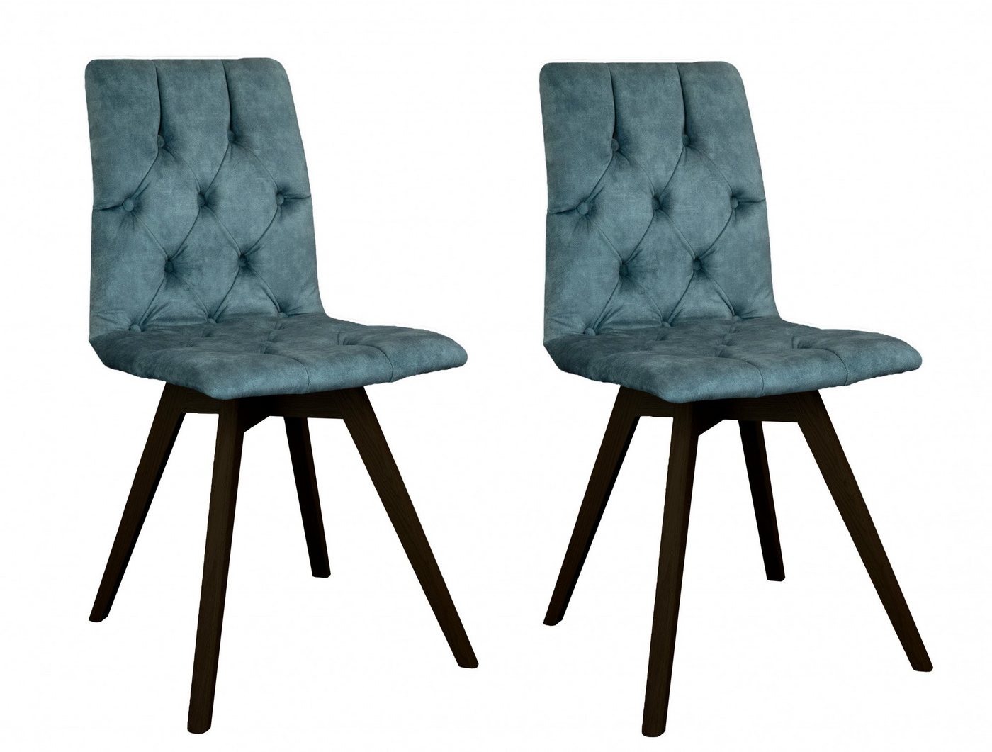 andas Esszimmerstuhl Rania (Set, 2 St), mit Massivholzbeinen von andas