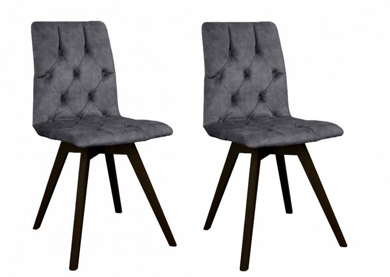 andas Esszimmerstuhl Rania (Set, 2 St), mit Massivholzbeinen von andas