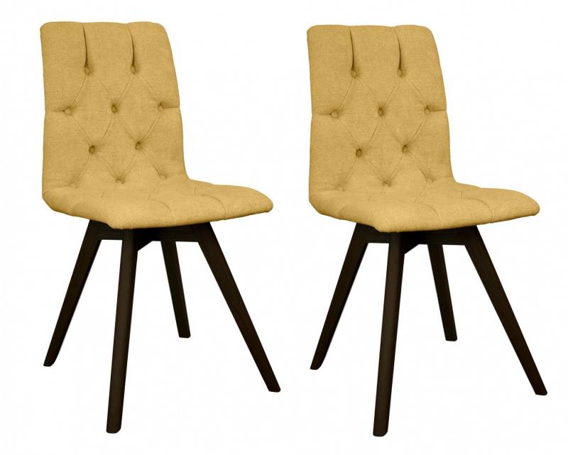andas Esszimmerstuhl Rania (Set, 2 St), mit Massivholzbeinen von andas
